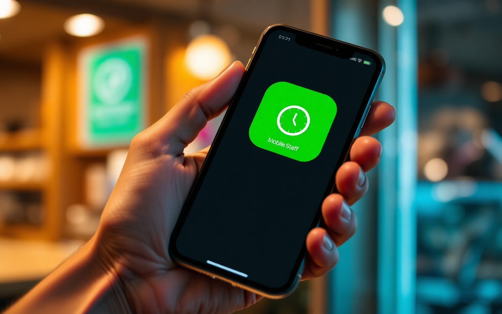 Mobile clock-in app